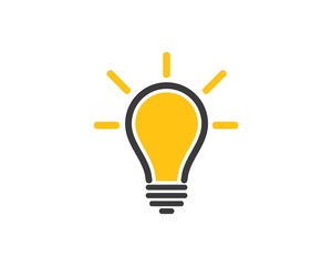 bulb logo vector ilustration © sangidan