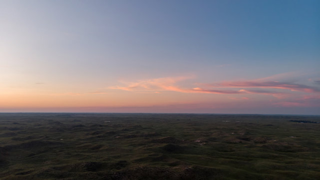 Nebraska landscape drone aerial photographs