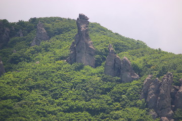 제주에 있는 한라산의 풍경이다.
