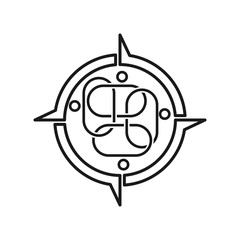 Adventure Commitment Teamwork Together Outline Logo vector