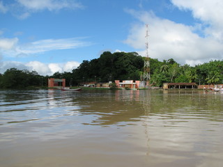 Boat ride at Una river, between amazon rain forest and atlantic forest