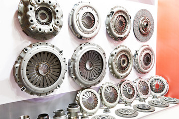 Clutch discs and pressure plates in store