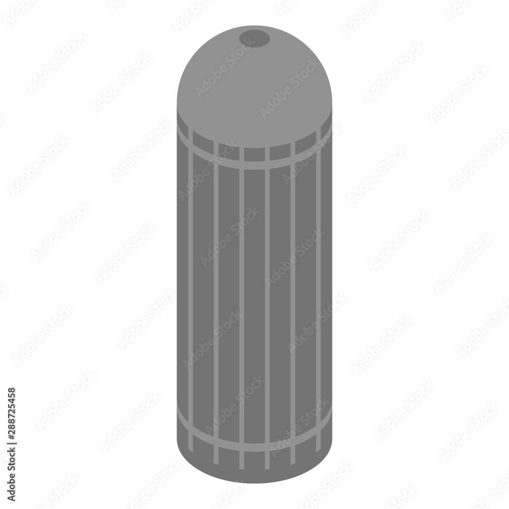 Poster milk cistern icon. isometric of milk cistern vector icon for web design isolated on white background