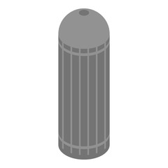 Milk cistern icon. Isometric of milk cistern vector icon for web design isolated on white background