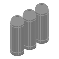 Wheat farm reserve icon. Isometric of wheat farm reserve vector icon for web design isolated on white background