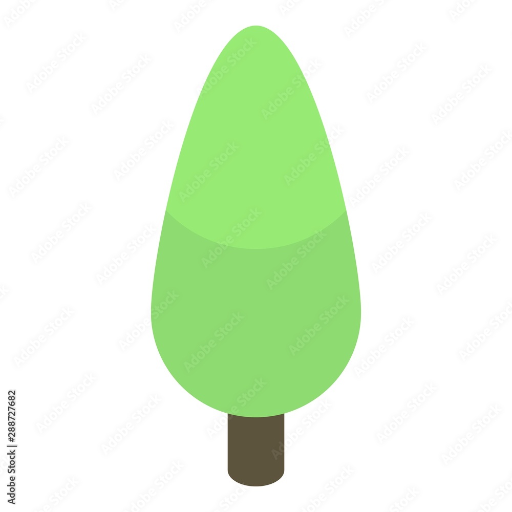 Aufkleber park tree icon. isometric of park tree vector icon for web design isolated on white background