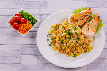 Shrimp fried rice
