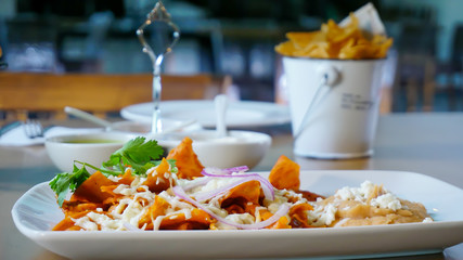 Chilaquiles, comida mexicana