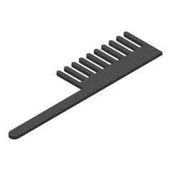 Plastic comb icon. Isometric of plastic comb vector icon for web design isolated on white background