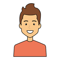 young man with urban style character