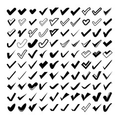 check mark icons vector