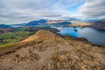 Path Down from Catbells before Sunset, Lake District, UK, 2015