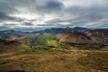 Valley from Catbells , Lake District, UK, 2015