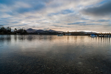 Derwent Water at Sunset, Lake District, UK, 2015