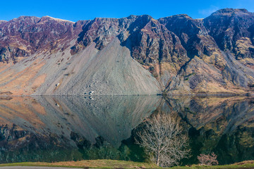 Illgill Head Reflexion on Wast Water, Lake District, UK, 2015