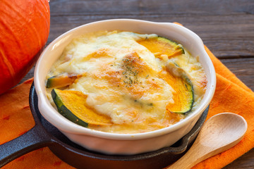 カボチャのグラタン