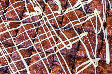 Background with homemade turkish sweets