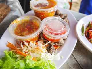 food on the table