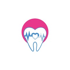 Love Dental Care logo and symbol template icons app