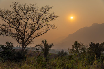 Fototapeta na wymiar Mulanje Massif in Malawi