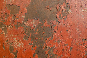 Black and red corroded metal background