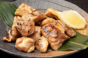 地鶏の炭火焼