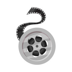 Film roll. Vector illustration on a white background.