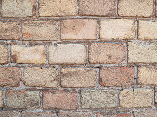 Old dirty brickwork wall. Background texture. Scratches and bumps