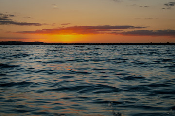 Herbstlicher Sonnenuntergang an der Ostsee