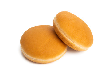 hamburger buns isolated