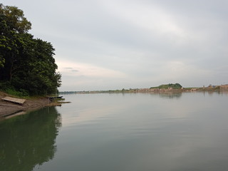 River side horizon landscape