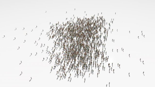 central african republic map. Group of people walk and create a map of central african republic.