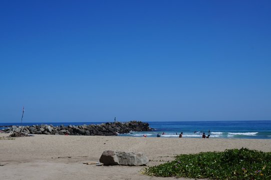pidra mas playa azul, mas cielo espectacular