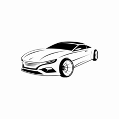 Obraz na płótnie Canvas Automotive car logo template vector illustration
