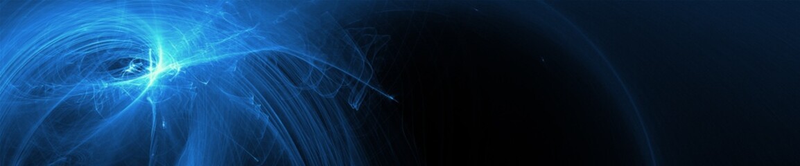 blue glow wave. lighting effect abstract background