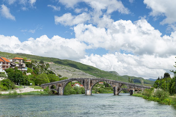 The Arslanagic Bridge, Trebinje, Bosnia and Herzegovina