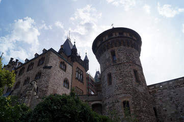 Fototapeta na wymiar Das Schloss in Wernigerode