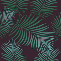 Creative green leaves background