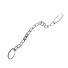 Vintage chain old clock pocket watch. Watercolor background illustration set. Isolated chain illustration element.