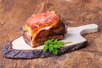 grilled frankonian schaeufele