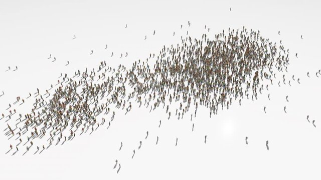 malta map. Group of people walk and create a map of malta.