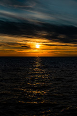 Fototapeta premium sunset over the sea