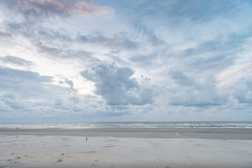 Fototapeta na wymiar baltic sea and blue sky