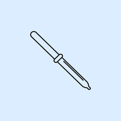 pipette line icon. Element of Medecine tools Icon. Signs, symbols collection, simple icon for websites, web design, mobile app