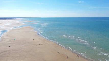 Fototapeta na wymiar plages de Normandie calvados