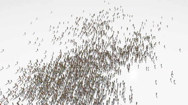 papua new guinea map. Group of people walk and create a map of papua new guinea.