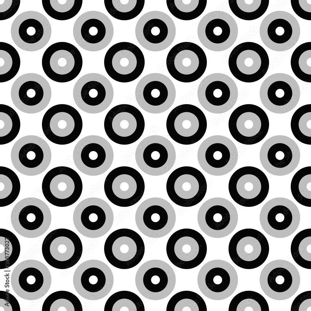 Poster abstract repeating circle pattern background design - colored vector graphic