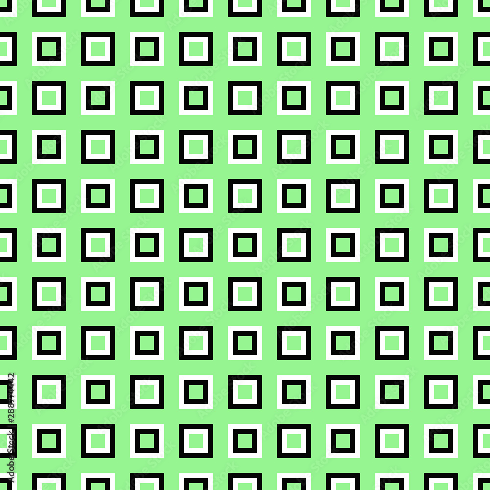 Poster geometrical seamless pattern - vector square background design
