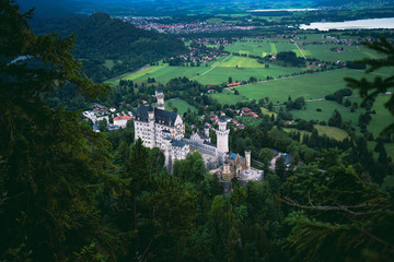 Fototapeta na wymiar Schloss Neu Schwanstein in Deutschland