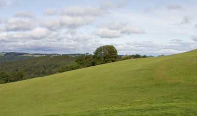 Landschaft in Nieder&ouml;sterreich H&uuml;gel der Voralpen